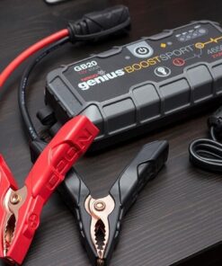 NOCO Boost Sport GB20 500 Amp 12-Volt UltraSafe Lithium Jump Starter Box, Car Battery Booster Pack, Portable Power Bank Charger, and Jumper Cables for Up to 4-Liter Gasoline Engines, 400 Amps,Black 58 61zewMw97L