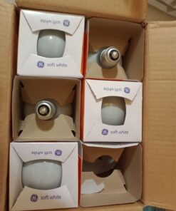 GE 12979 Incandescent G25, 6 Count (Pack of 1), Soft White, 6 Bulb 15 61zfe85P9fL