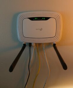 TP-Link N300 Wireless Extender, Wi-Fi Router (TL-WR841N) - 2 x 5dBi High Power Antennas, Supports Access Point, WISP, Up to 300Mbps 40 61zisjGl5cL