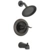 Delta Faucet Windemere 14-Series Tub and Shower Faucet Set, Shower Handle, Oil Rubbed Bronze Shower Faucet, Delta Shower Trim Kit, Oil Rubbed Bronze BT14496-OB (Valve Not Included) Without Rough Tub/Shower Faucet 17 61zjcGLIuqL