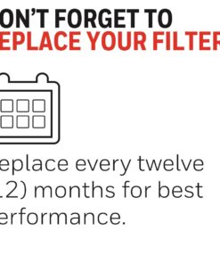 Honeywell HRF-H2 True HEPA Air Purifier Replacement Filter H, 2-Pack – Airborne Allergen Air Filter Targets Wildfire/Smoke, Pollen, Pet Dander, and Dust 2 pack 21 61zkAF2MUtL