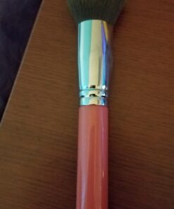 Flat Top Kabuki Foundation Brush - Premium Makeup Face Brush For Liquid, Cream, Powder - Blending, Buffing, Stippling Brush - Pro Quality Synthetic Dense Bristles Pink 33 61znRGuJj5L