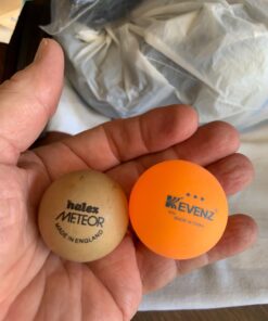 KEVENZ 60-Pack 3 Star Ping Pong Balls, 40+mm Advanced Table Tennis Ball, Bulk Outdoor Ping Pong Balls, Orange A, Orange, 60-Pack 18 61zsZdwoc3L