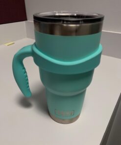 YETI Rambler 30 oz Stainless Steel Vacuum Insulated Tumbler w/MagSlider Lid Seafoam 1 Count (Pack of 1) 44 61zwchBEzjL