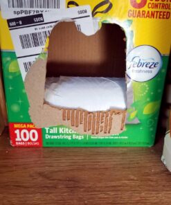 Glad ForceFlex Tall Kitchen Drawstring Trash Bags, 13 Gal, 100 Ct (Package May Vary) 52 71 0vM0VNL