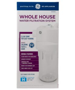 Alternative view of GE Whole House Water Filtration System | Reduces Sediment, Rust & More | Install Kit & Accessories Included | Filter Not Included | Replace Filters (FXHTC, FXHSC) Every 3 Months | GXWH40L