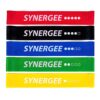 Synergee Exercise Fitness Resistance Band Mini Loop Bands That Perform Better When Working Out at Home or The Gym a) Multicolor 5 Pack 14 71 4C5W6SFL
