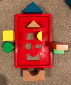 Lewo Large Wooden Blocks Construction Building Toys Set Stacking Bricks Board Games 32 Pieces 39 71 59T7tYIL