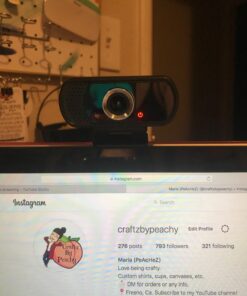 ToLuLu 1080P Webcam with Microphone, HD Webcam Web Camera with Tripod Stand, Widescreen USB Computer Camera, Streaming Mic Webcam for Online Calling/Conferencing, Zoom/Facetime/YouTube Laptop Desktop 46 71 6oGArWNL