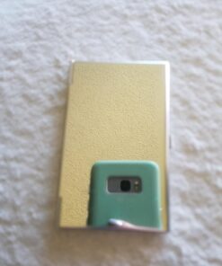 MaxGear Metal Business Card Holder for Men & Women, Pocket Business Card Case Slim Business Card Wallet Business Card Holders Name Card Holder, 3.7 x 2.3 x 0.3 inches, Stainless Steel, Silver Mirror Brushed Silver 33 71 6xgFhaDL