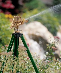 Alternative view of Orbit 56667N Zinc Impact Sprinkler on Tripod Base