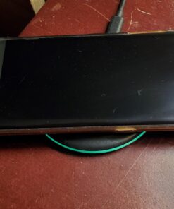 Yootech Wireless Charger,10W Max Fast Wireless Charging Pad Compatible with iPhone 15/15 Plus/15 Pro Max/14/13/SE 2022/12/11/X/8,Samsung Galaxy S22/S21/S20,for AirPods Pro 2(No AC Adapter) Black/Black 30 71 7rkYWdCL