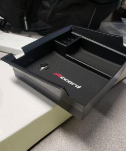 Vesul Center Console Armrest Storage Box Compatible with Honda Accord Sedan 2013 2014 2015 2016 2017 ABS Tray Insert Organizer Glove Pallet Black 2013-2017 Accord 36 71 8bYh1eL