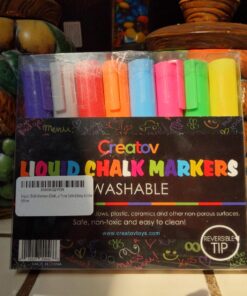Liquid Chalk Markers Chalkboard Pens 8 Pack Window Markers Erasable Chalk Blackboard Pen Washable Wet Dry Erase Glass Markers Non Toxic Car Window Marker 35 71 8d3jxZnL