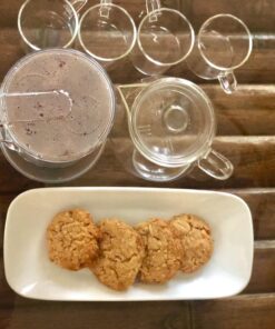 GROSCHE 17.7oz BPA-Free Tea Infuser Teapot with Drip-Free, Easy Clean Design 17.7 fl oz Clear 66 71 9DNbJtqL