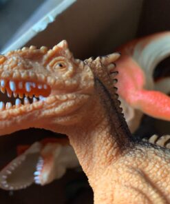 Boley 14 Pk Dinosaur Toys for Kids with Educational Pamphlet - 9" Long Dinosaur Toy Figures for Boys & Girls Ages 3+ 14 Pack + Dino Pamphlet 91 71 A2UDzhKL 1