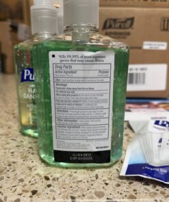 PURELL Advanced Hand Sanitizer Soothing Gel, Fresh Scent, 8 fl oz Pump Bottle (Pack of 4), 9674-06-ECDECO 38 71 Ae9HrYvL