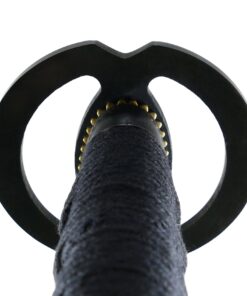 MAKOTO Handmade Practical Musashi Ring Samurai Katana Black Sword Sharp (Full Size Katana) 22 71 C3fG1kVL