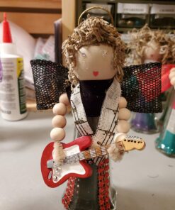 Alternative view of Set of 4 GUITAR ORNAMENTS BASS Electric ACCOUSTIC styles