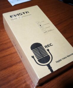 EVISTR Digital Voice Recorder 8GB L53 - 1536KPBS PCM Stereo Audio Recording Device Portable Dictaphone Microphone Gain Controllable Noise Reduction 53 71 EDlife3L
