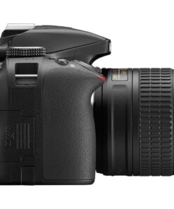 Nikon D3300 24.2 MP CMOS Digital SLR with Auto Focus-S DX Nikkor 18-55mm f/3.5-5.6G VR II Zoom Lens (Black) Black w/ 18-55mm Base 51 71 EWSTfkL