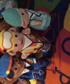 Melissa & Doug Jolly Helpers Hand Puppets (Set of 4) - Construction Worker, Doctor, Police Officer, and Firefighter - Role Play Hand Puppets, Soft Hand Puppets For Toddlers Ages 2+ Standard Packaging 21 71 FtvyAB5L