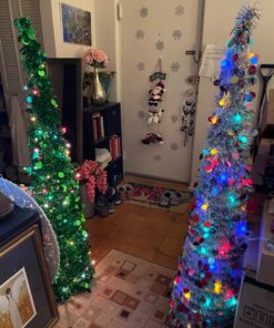 ALOVECO LED String Lights 18ft 50 LED Battery Operated Christmas Lights with Remote 8 Modes Waterproof Globe Starry Fairy Lights for Outdoor Indoor Bedroom Garden Xmas Party(Multicolor) Multicolor (Red, Blue, Green, Yellow) 27 71 GHK Q3eL