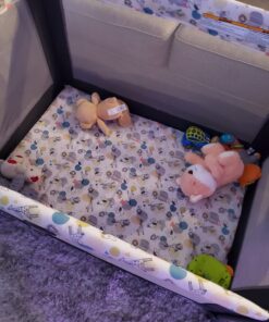 Graco Pack and Play Portable Playard, Push Button Compact Fold, Carnival Pack N Play 46 71 Gi7 QfLL