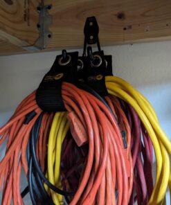 Heavy-Duty Wrap-It Storage Straps (Assorted 6 Pack) - Extension Cord Holder, Stocking Stuffers for Men, RV Accessories, Workshop and Garage Organizers and Storage Assorted 6-Pack Black 51 71 GmX3fPYL