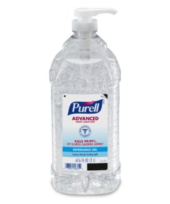 Go-Jo Industries 9625-04 GOJO Pump Bottle PURELL Instant Hand Sanitizer, 2 L 67.6 Ounce (2 Liter)