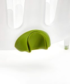 Chef'n Plastic 401-281-004 DishGarden Dish Rack, 14 x 13.25 x 6.5 inches, White/Green 26 71 HmkcSpBL