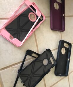 OtterBox IPhone 8 PLUS & IPhone 7 PLUS (ONLY) Defender Series Case - BLACK, Rugged & Durable, with Port Protection, Includes Holster Clip Kickstand Standard Packaging 36 71 I4B900L