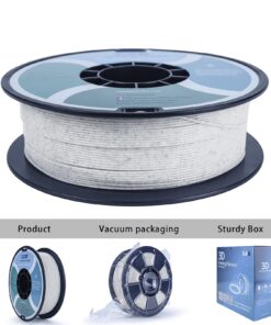 Alternative view of ZIRO PLA Marble Filament 1.75mm,3D Printer Filament PLA 1.75mm Marble Color 1KG(2.2lbs),Marble