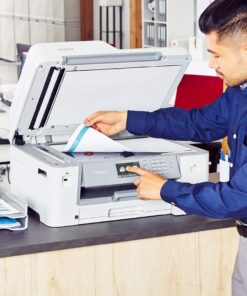 Brother MFC-J6545DW INKvestmentTank Color Inkjet All-in-One Printer with Wireless, Duplex Printing, 11" x 17" Scan Glass and Upto 1-Year of Ink-in-Box, MFC-J6545dw, Amazon Dash Replenishment Ready New Model: MFCJ6545DW 26 71 IysAjYxL