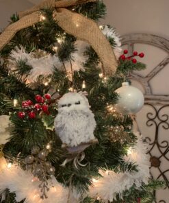 Kurt Adler 1 Set 2 Assorted Brown And White Owl Ornaments,white, grey 32 71 JoeqwP4L