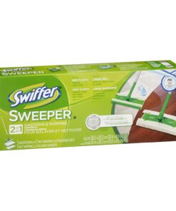 Alternative view of Swiffer Sweeper 2 In 1 Mop And Broom Floor Cleaner Starter Kit 4 Count (Pack of 1)