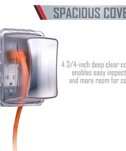 TayMac MM710C, 4 3/4-Inches Deep, Clear Finish, 1 Gang Deep JUMBO 29 71 KVWpuvFL