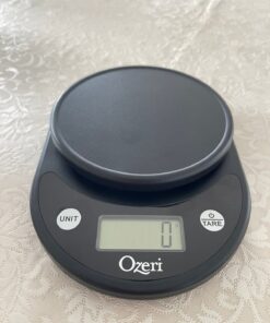 Ozeri Pronto Digital Multifunction Kitchen and Food Scale, All Black 30 71 KaYarhHL