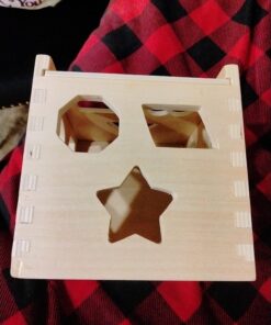 Melissa & Doug Shape Sorting Cube - Classic Wooden Toy With 12 Shapes - Kids Shape Sorter Toys For Toddlers Ages 2+ 35 71 MLhj8BL