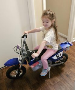 Razor MX350 Dirt Rocket Electric Motocross Bike, Blue, 10-12 inches Mx350 - Blue 33 71 MbfUbCL