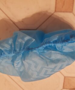G & F Products - 13033 Premium 100 Pack (50 Pairs ) Disposable Boot & Shoe Covers Slip - Resistant fits up to size 11 US Men and 13 US Women, Blue, Large Slip-resistant Large 100 Pack 33 71 NjN7I KL 3