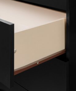 South Shore Step One 6-Drawer Double Dresser,Pure Black with Matte Nickel Handles Pure Black 32 71 OhnhKJ5L