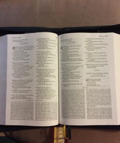 Christian Art Gifts Women's Fashion Bible Cover Serenity Prayer, Aqua/Black Faux Leather, Large 42 71 OkPyGmZL