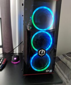 CyberpowerPC Gamer Xtreme VR Gaming PC, Intel Core i5-9400F 2.9GHz, NVIDIA GeForce GTX 1660 6GB, 8GB DDR4, 120GB SSD, 1TB HDD, WiFi Ready & Win 10 Home (GXiVR8060A7, Black) 40 71 PujdkdL 2