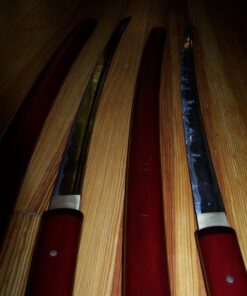 Ace Martial Arts Supply Handmade Japanese Shirasaya Samurai Katana Sharp Sword-Kenshin Burgundy 67 71 Qe8iNJL