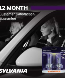 SYLVANIA - 9003 XtraVision - High Performance Halogen Headlight Low Beam and Fog Replacement Bulb (Contains 2 Bulbs) 16 71 QlzTungL