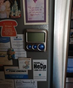 Elegant Digital Kitchen Timer Stainless Steel - Plumberry - Strong Magnetic Back - Kickstand - Loud Alarm - Large Display - Auto Memory - Auto Shut-Off - Model eT-24 (Plumberry) by eTradewinds 23 71 R0n6sxNL