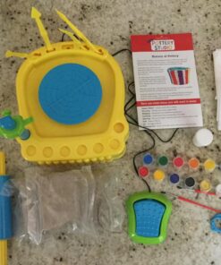 Faber-Castell Pottery Studio - Kids Pottery Wheel Kit for Ages 8+, Complete Pottery Wheel and Painting Kit for Beginners, 3 lbs of Sculpting Clay and Tools 42 71 RByX2KML