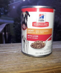 Hill's Science Diet Wet Dog Food, Adult, Light for Healthy Weight & Weight Management, 13 oz. Cans, 12-Pack 32 71 Ryx fQL