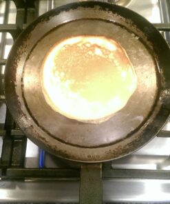 de Buyer Blue Carbon Steel Crepe & Tortilla Pan - 9.5” - Ideal for Making & Reheating Crepes, Tortillas & Pancakes - Naturally Nonstick - Made in France 9.5" 41 71 SsfJQRZL 2